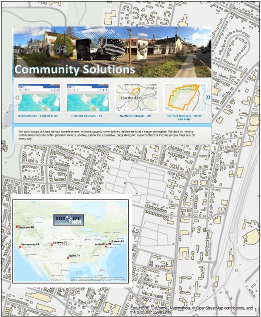 Community Solutions ArcGIS Online screen shot